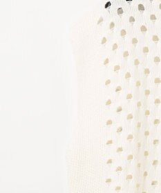 GRACE CONTINENTAL スラッシュニットトップ