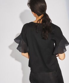 GRACE CONTINENTAL フレアスリーブカットトップ