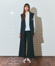 GRACE CONTINENTAL リネンタッチジレジャケット