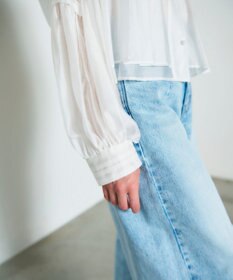 GRACE CONTINENTAL ピンタックショートブラウス