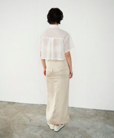 GRACE CONTINENTAL ラッセルメッシュシャツ