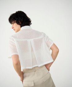 GRACE CONTINENTAL ラッセルメッシュシャツ