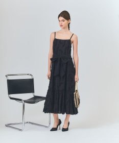 GRACE CONTINENTAL フラワーembキャミドレス