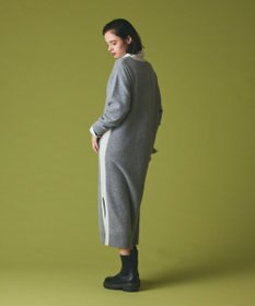 GRACE CONTINENTAL ライン配色ニットワンピース