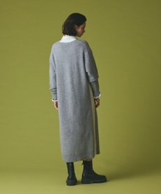 GRACE CONTINENTAL ライン配色ニットワンピース