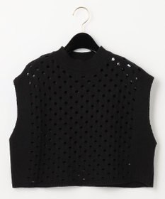 GRACE CONTINENTAL スラッシュニットトップ