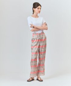 GRACE CONTINENTAL ロープボーダーパンツ