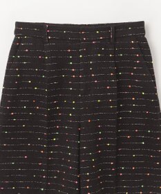 GRACE CONTINENTAL ネオンドットジャガードパンツ