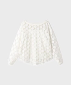 GRACE CONTINENTAL ドットチュールトップ