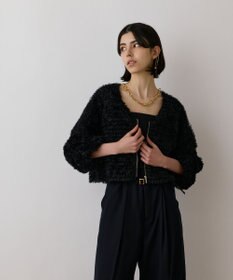 GRACE CONTINENTAL フラワーチュール刺繍ブルゾン