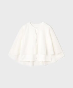 GRACE CONTINENTAL シアーケープニットカーディガン