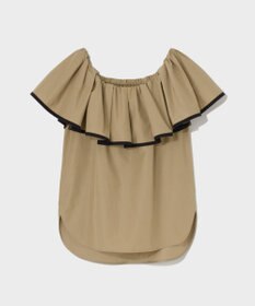GRACE CONTINENTAL ラッフルトリミングブラウス