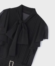 GRACE CONTINENTAL ボウタイプリーツドレス