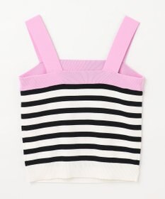 GRACE CONTINENTAL 配色ニットキャミ