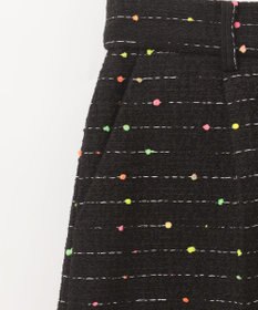 GRACE CONTINENTAL ネオンドットジャガードパンツ