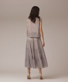 GRACE CONTINENTAL オーガンドレープトップ