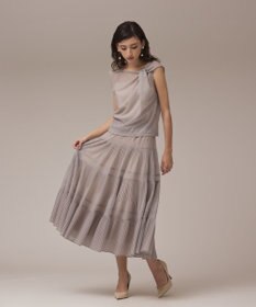 GRACE CONTINENTAL オーガンドレープトップ