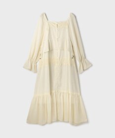 GRACE CONTINENTAL レースコンビカットジャガードワンピース