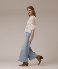 【グレースコンチネンタル】レースコンビフリルブラウス レースコンビフリルブラウス / GRACE CONTINENTAL | GRACE