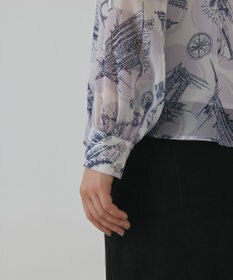 GRACE CONTINENTAL スカ－フタイブラウス