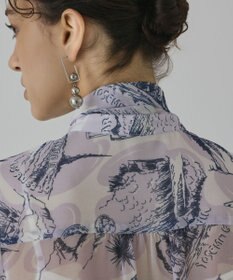 GRACE CONTINENTAL スカ－フタイブラウス