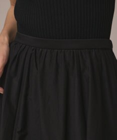 GRACE CONTINENTAL コットンシルクティアードスカート