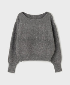 GRACE CONTINENTAL ラメリップニットトップ