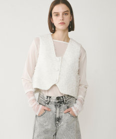 GRACE CONTINENTAL ツイードショートジレジャケット