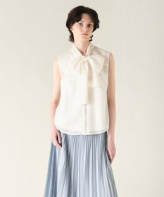 GRACE CONTINENTAL チンツボウタイノースリーブブラウス