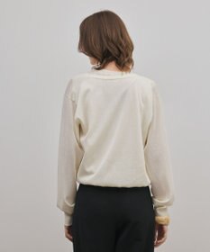 GRACE CONTINENTAL レイヤードニットトップ