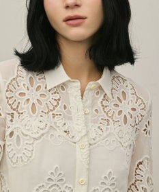 GRACE CONTINENTAL カットレースワンピース