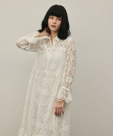 GRACE CONTINENTAL カットレースワンピース