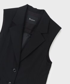 GRACE CONTINENTAL バックチュールジレ