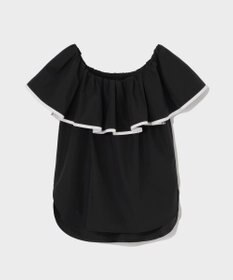GRACE CONTINENTAL ラッフルトリミングブラウス
