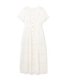 GRACE CONTINENTAL レース切替フレアワンピース レース切替フレアワンピース / GRACE CONTINENTAL | GRACE