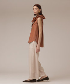 GRACE CONTINENTAL マルチフリルノースリーブブラウス