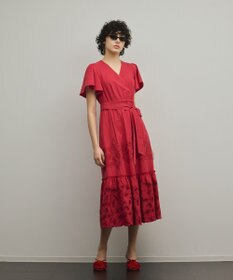 GRACE CONTINENTAL カットワーク刺繍ワンピース