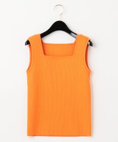 GRACE CONTINENTAL リブニットスクエアトップ