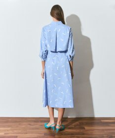 GRACE CONTINENTAL ヒールプリントシャツドレス