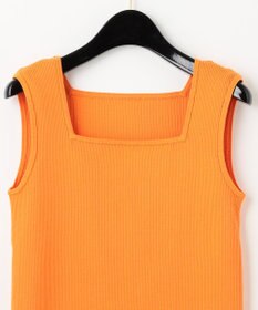 GRACE CONTINENTAL リブニットスクエアトップ