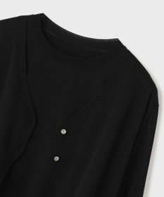 GRACE CONTINENTAL レイヤードニットトップ