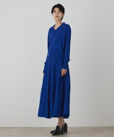 GRACE CONTINENTAL プリーツニットワンピース