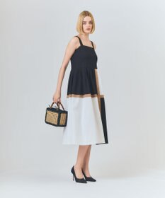 GRACE CONTINENTAL ライン配色キャミドレス