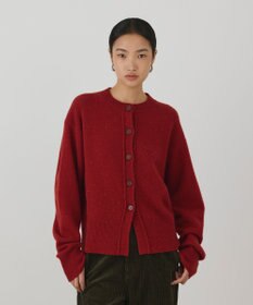 GRACE CONTINENTAL ネップニットカーディガン