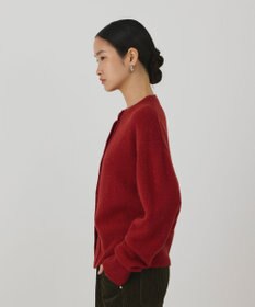 GRACE CONTINENTAL ネップニットカーディガン