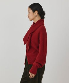 GRACE CONTINENTAL ネップニットカーディガン