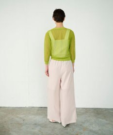 GRACE CONTINENTAL メッシュニットカーディガン