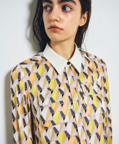 GRACE CONTINENTAL キカプリントミニワンピース