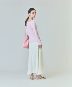GRACE CONTINENTAL ロゴ刺繍リブトップ