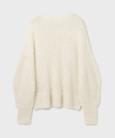 GRACE CONTINENTAL スパンコール畦ニットトップ